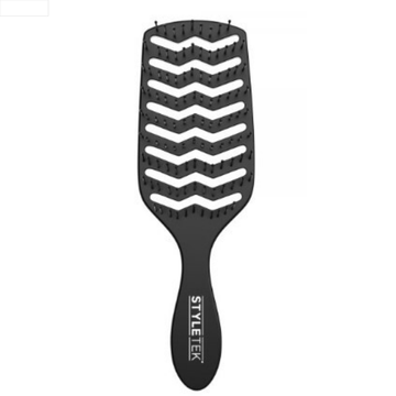 Black Vented Detangling Brush