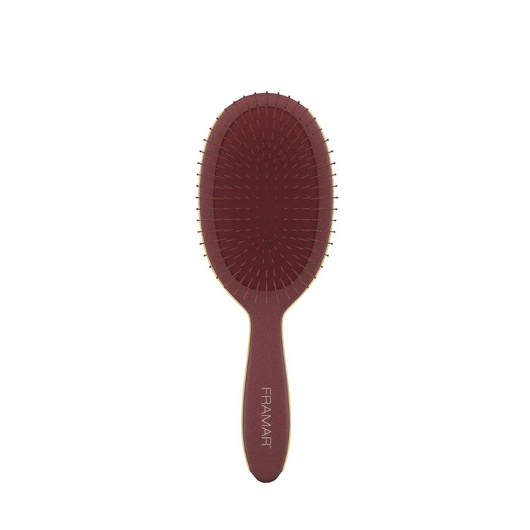 Dark Academia Maroon Detangle Brush