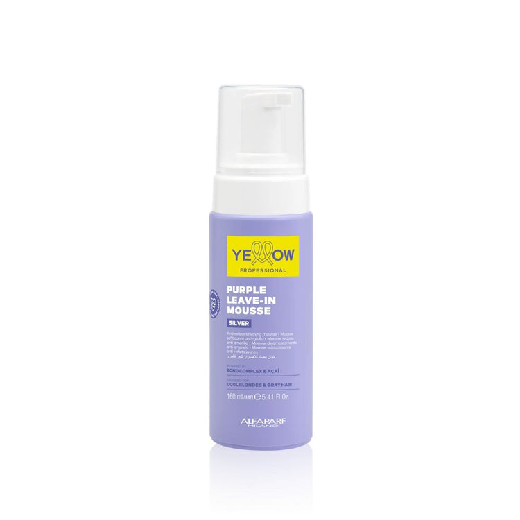 Yellow Silver Purple Leave In Mousse 160ml