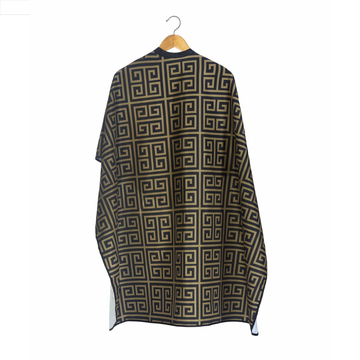 Barber Cape Black & Gold Milan