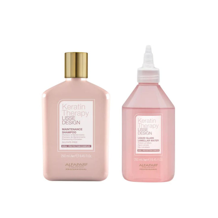 Lisse Keratin Therapy Maintenance Shampoo & Lamellar Water