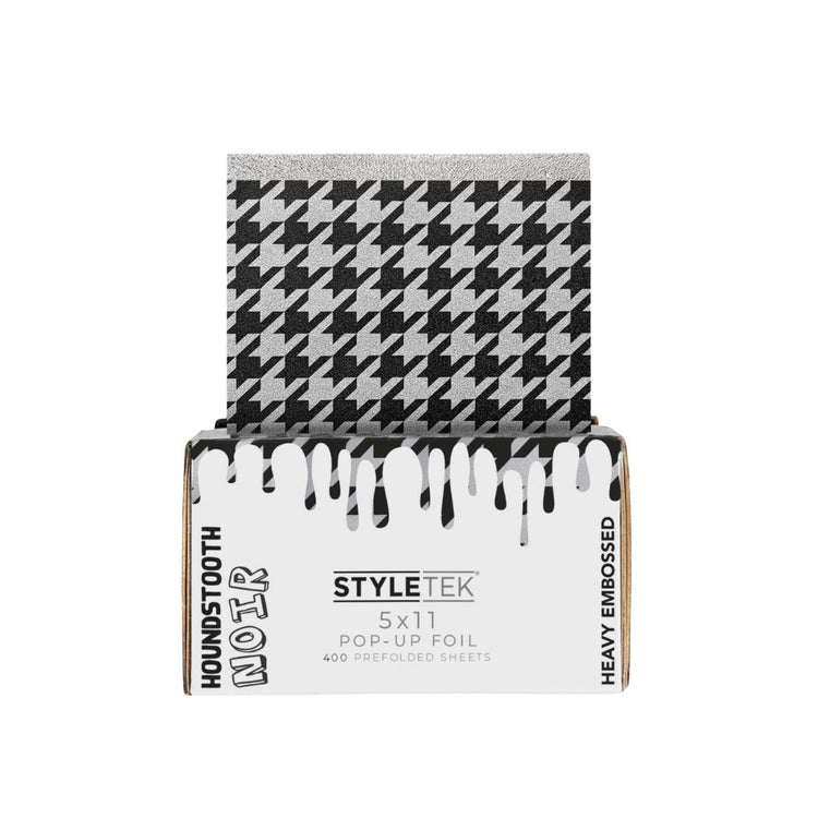 Houndstooth Noir 5x11 Pop Up Foil