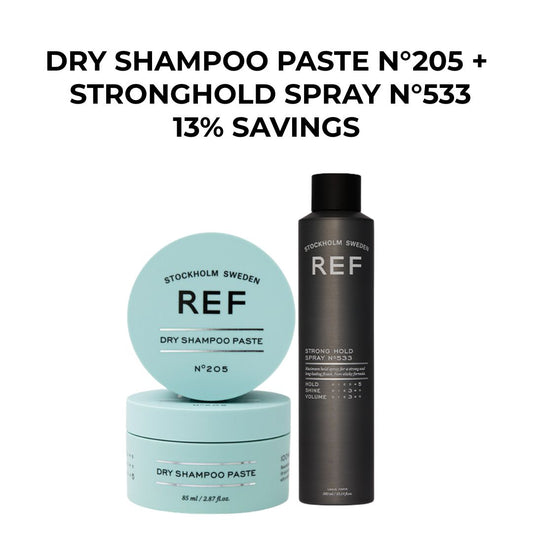 Dry Shampoo Paste and Stronghold Spray