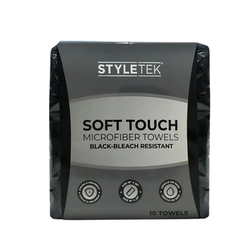 Black Microfiber Bleach Towel