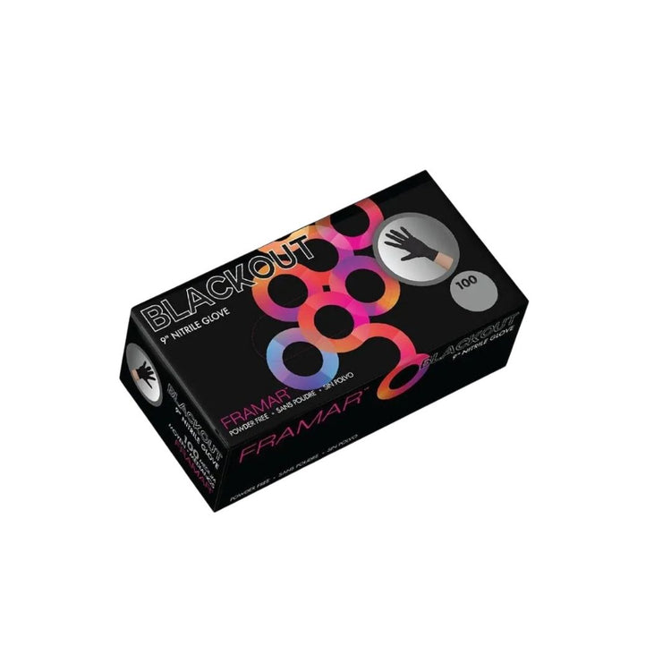 Blackout Nitrile Gloves Large
