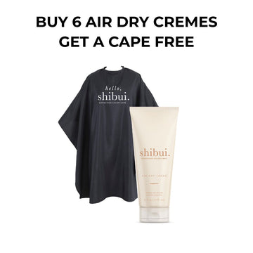 Buy 6 Air Dry Cremes, Get a Cape Free