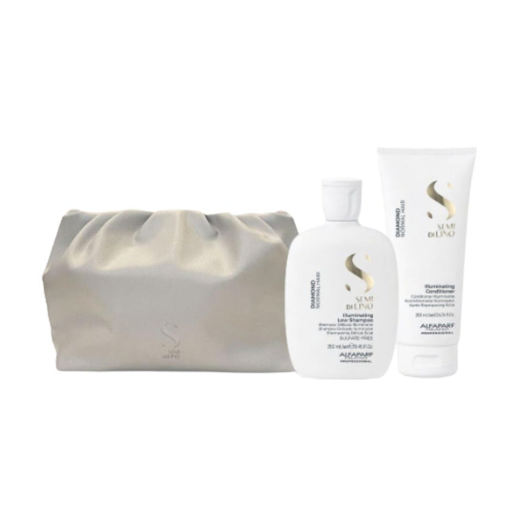 SDL Diamond Illuminating Shine Duo Beauty Bag :ALFAPARF