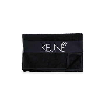 Black Towel with Logo 15x25
