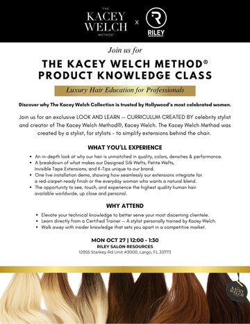 kACEY WELCH METHOD | PRODUCT KNOWLEDGE